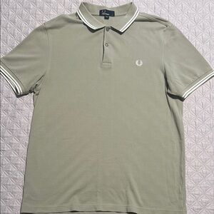 Men’s Sage Green Fred Perry Polo Shirt